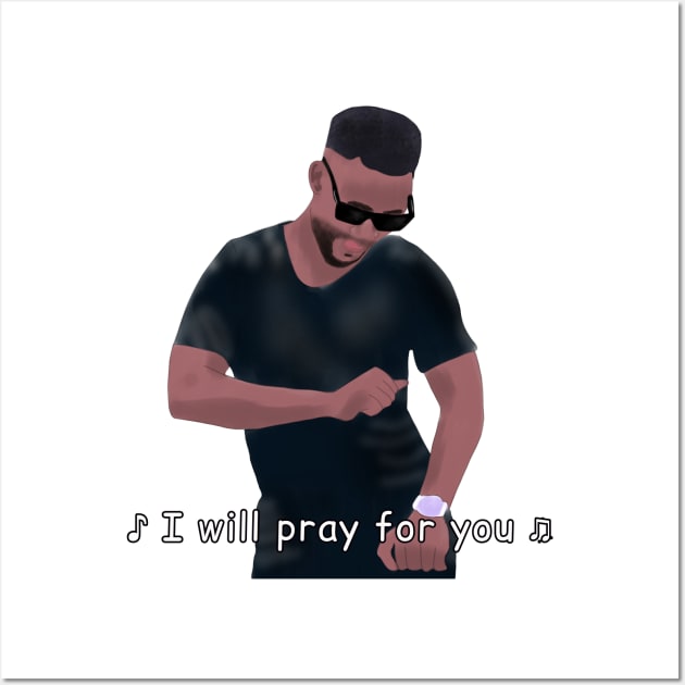 Usman - I will pray for you Wall Art by Ofthemoral